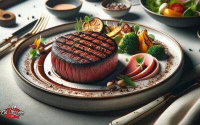 Traditionelle vegane Gerichte und veganes Steak